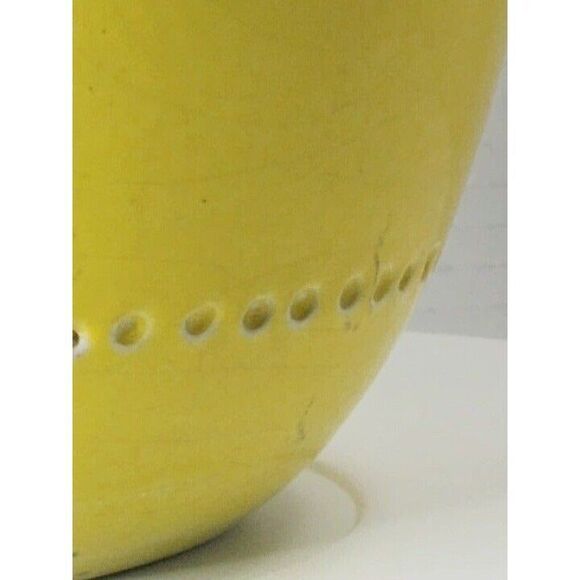 Bitossi Pottery Yellow Glazed Pot Signed by Aldo Londi 1960 Italian Signed Vase - Picture 9 of 13